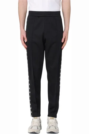 Golden Goose Homme, Pantalons, Noir, Taille: L Pantalon de Sport Noir Design Élégant