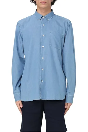 Woolrich Homme, Chemises, Bleu, Taille: S Chemise Denim Classique pour Homme