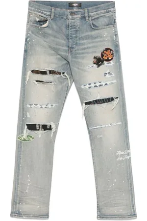 AMIRI Homme, Jeans, Bleu, Taille: W30 Jean Bleu Clair Ripped