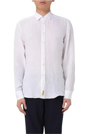 B.D.BAGGIES Homme, Chemises, Blanc, Taille: 2XL Chemise en lin rose Mode homme élégante