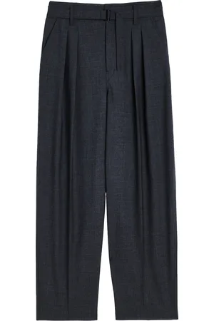 LEMAIRE Homme, Pantalons, Gris, Taille: M Pantalon Gris avec Fermeture Éclair et Poches