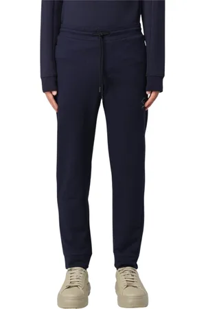 Paul & Shark Homme, Pantalons, Bleu, Taille: M Pantalon Noir à Cordon Style Confortable