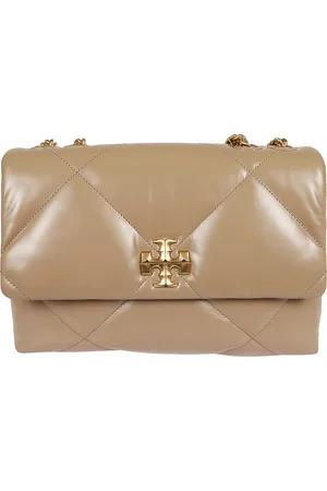 Tory Burch Femme, Sacs, , Taille: ONE Size Cabas en Cuir Matelassé Taupe