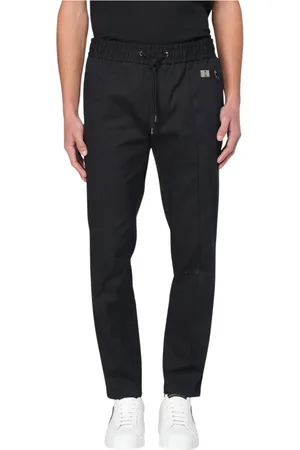 Dolce & Gabbana Homme, Pantalons, Noir, Taille: M Pantalon Décontracté Noir à Cordon