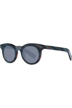 Ermenegildo Zegna Homme, Accessoires, Brun, Taille: ONE Size Lunettes de soleil marron pour hommes Style Cat Eye