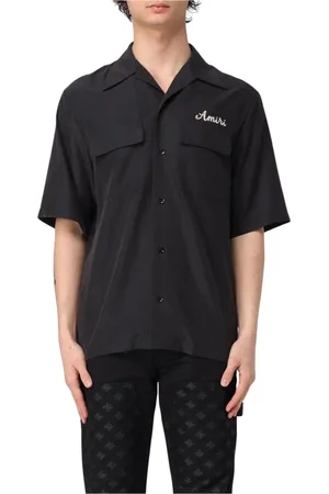 AMIRI Homme, Chemises, Noir, Taille: M Chemise décontractée noire à manches courtes