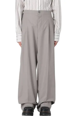 Ami Homme, Pantalons, Gris, Taille: M Pantalon Gris Sur Mesure pour Homme
