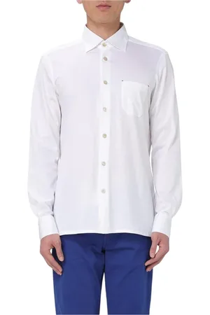 Kiton Homme, Chemises, Blanc, Taille: 3XL Pull Élégant en Laine