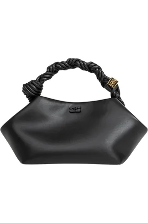 Ganni Femme, Sacs, Noir, Taille: ONE Size Sac fourre-tout noir avec logo