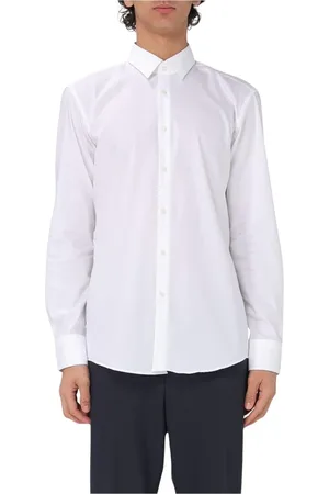 HUGO BOSS Homme, Chemises, Blanc, Taille: 2XL Chemise Classique Blanche en Coton