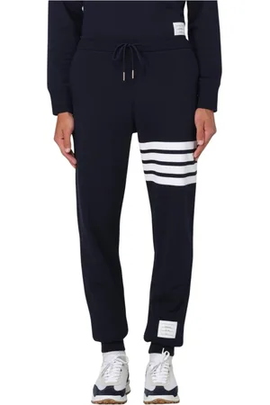 Thom Browne Homme, Pantalons, Bleu, Taille: S Style Classique Pantalon de Survêtement Bleu