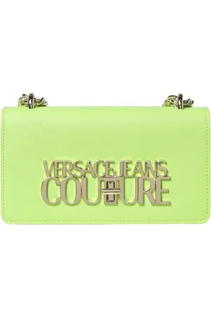 VERSACE Femme, Sacs, Vert, Taille: ONE Size Sac à Bandoulière Vert avec Logo