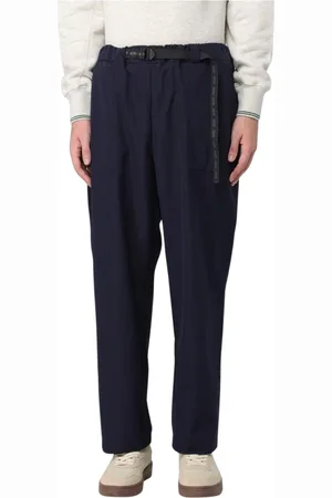 Autry Homme, Pantalons, Bleu, Taille: M Pantalon Casual Bleu avec Ceinture