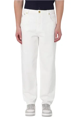 Brunello Cucinelli Homme, Jeans, Blanc, Taille: L Jean blanc coupe décontractée