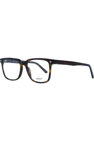Bally Homme, Accessoires, Bleu, Taille: ONE Size Lunettes Optiques Carrées Marron