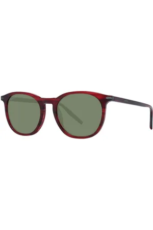 Serengeti Unisex, Accessoires, Rouge, Taille: ONE Size Lunettes de soleil Unisexes Rouges Rondes Polarisées