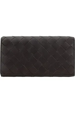 Bottega Veneta Homme, Accessoires, Brun, Taille: ONE Size Portefeuille Bifold en Cuir de Luxe