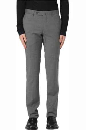 PT Torino Homme, Pantalons, Gris, Taille: XL Pantalon Slim Fit Noir