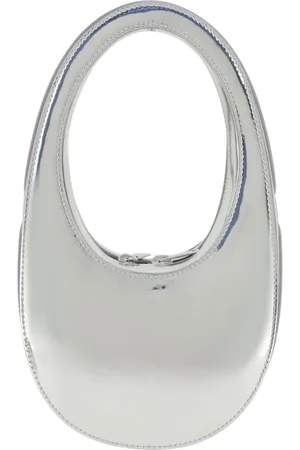 COPERNI Femme, Sacs, Gris, Taille: ONE Size Sac Bandoulière Mini en Cuir Métallique