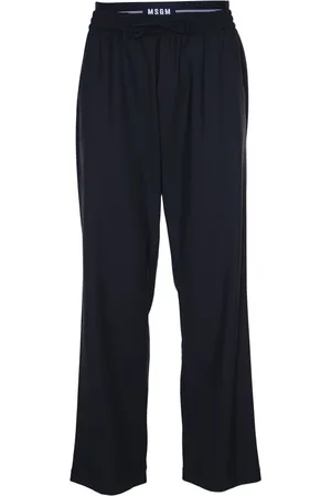 Msgm Homme, Pantalons, Noir, Taille: XL Pantalon Noir Élégant