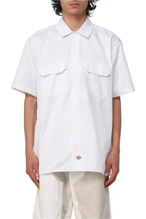 Dickies Homme, Chemises, Blanc, Taille: L Chemise de Travail Blanche Classique