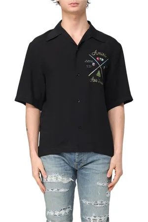 AMIRI Homme, Chemises, Noir, Taille: M Chemise Graphique Pool Cue