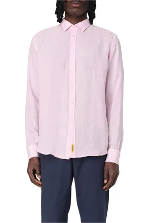 B.D.BAGGIES Homme, Chemises, Rose, Taille: XL Chemise en Lin Rose