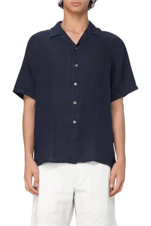 Paul Smith Homme, Chemises, Bleu, Taille: M Chemise en Lin Verte Coupe Décontractée