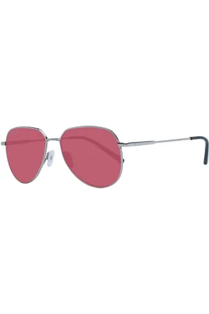 Serengeti Unisex, Accessoires, Gris, Taille: ONE Size Lunettes de Soleil Rondes Argent avec Verres Photochromatiques