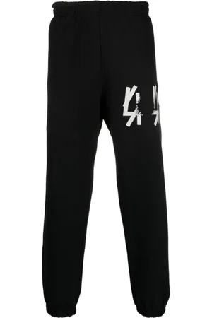 44 Label Group Homme, Pantalons, Noir, Taille: L Pantalons de survêtement de survêtement décontractés pour hommes