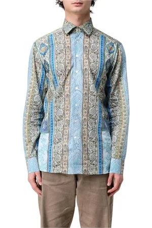 Etro Homme, Chemises, Multicolore, Taille: 2XL Chemise Multicolore à Imprimé Paisley