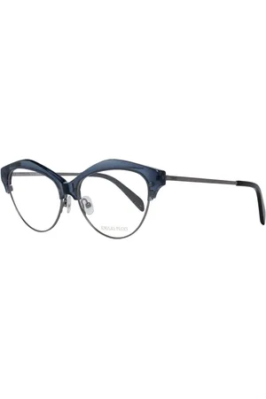 Emilio Pucci Femme, Accessoires, Gris, Taille: ONE Size Montures Optiques Cat Eye Gris pour Femmes