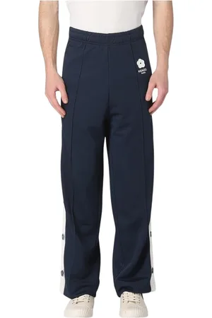 Kenzo Homme, Pantalons, Bleu, Taille: M Pantalon de Piste Coupe Décontractée