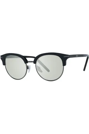 Serengeti Femme, Accessoires, Noir, Taille: ONE Size Lunettes de Soleil Femmes Noires Polarisées Rondes