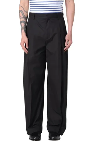 Marni Homme, Pantalons, Noir, Taille: M Pantalon large noir pour homme