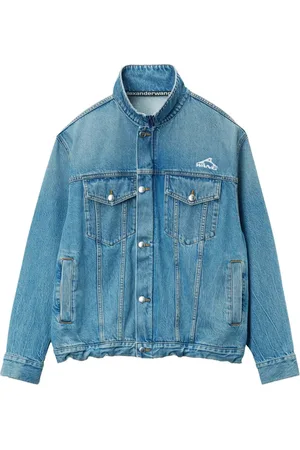 Alexander Wang Femme, Vestes, Bleu, Taille: 38 FR Manteau Bleu Clair à Boutons