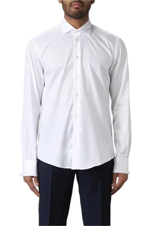 Brian Dales Homme, Chemises, Blanc, Taille: M Chemise Blanche Slim Fit