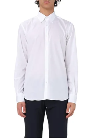 BROOKSFIELD Homme, Chemises, Blanc, Taille: 2XL Chemise Blanche en Coton à Manches Longues