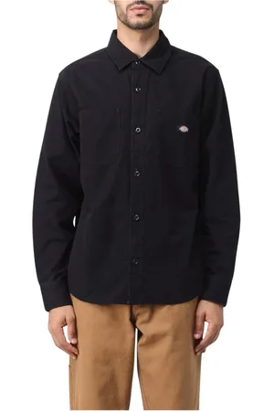 Dickies Homme, Chemises, Noir, Taille: XL Chemise de Travail Classique Noire