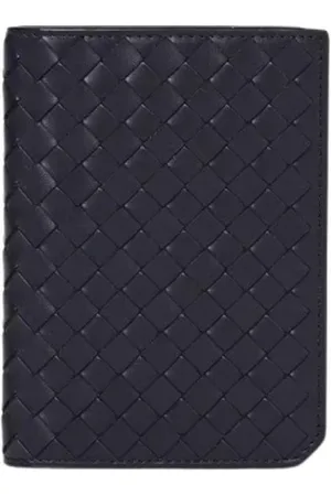 Bottega Veneta Homme, Accessoires, Gris, Taille: ONE Size Porte-cartes en Cuir de Luxe
