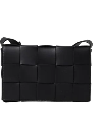 Bottega Veneta Femme, Sacs, Noir, Taille: ONE Size Sac bandoulière en cuir tissé