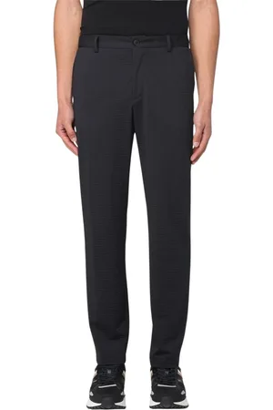 HUGO BOSS Homme, Pantalons, Noir, Taille: L Pantalon Tricot Beige Design Élégant