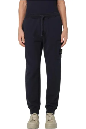Stone Island Homme, Pantalons, Bleu, Taille: L Pantalons de survêtement Bleus pour Homme