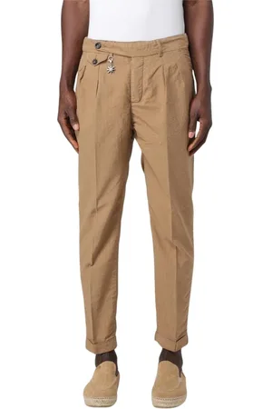 Manuel Ritz Homme, Pantalons, , Taille: M Pantalon Plissé en Lin