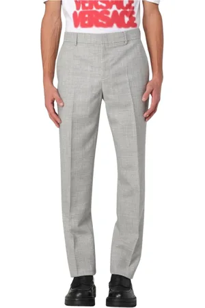 VERSACE Homme, Pantalons, Gris, Taille: L Style Classique Pantalon Gris