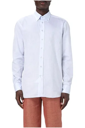 Etro Homme, Chemises, Gris, Taille: 2XL Chemise Paisley Bleue pour Homme