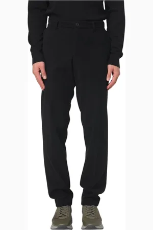 HUGO BOSS Homme, Pantalons, Noir, Taille: 2XL Ribbed Cotton Casual Pantalons