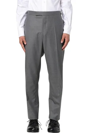 Thom Browne Homme, Pantalons, Gris, Taille: L Pantalon Élégant Gris