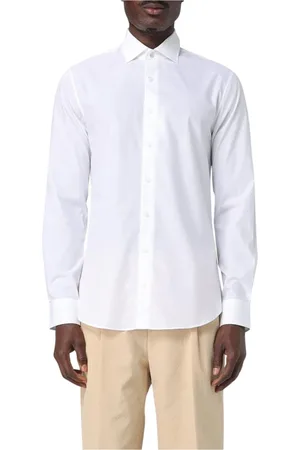 Michael Kors Homme, Chemises, Blanc, Taille: M Chemise Casual Button-Up Bleue