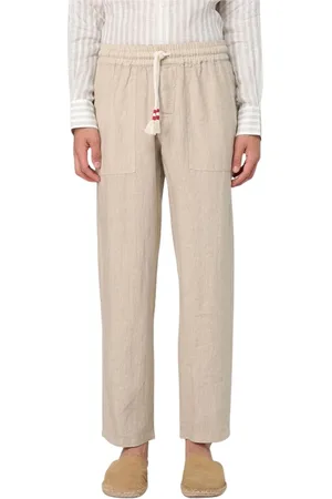 MC2 SAINT BARTH Homme, Pantalons, , Taille: XL Pantalon Décontracté en Lin